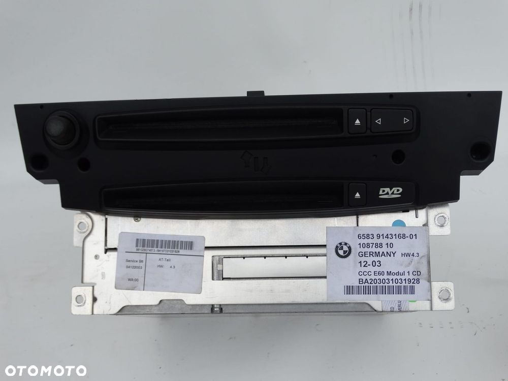 Czytnik nawigacji CCC BMW E60 E61 E63 E64 65839143168 Oryginalny Moduł - 1