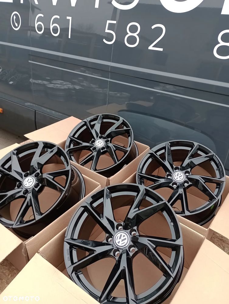 FELGI ALUMINIOWE NOWE 5X112 R18 8J ET35 VOLKSWAGEN ARTEON CADDY CC GOLF ID.3 ID.4 JETTA PASSAT PHAETON SCIROCCO SHARAN T4 TIGUAN TOUAREG TOURAN T-ROC - 1