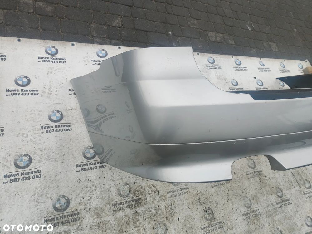 BMW E61 Zderzak tylny tył Titansilber pod hak 354/7 - 3