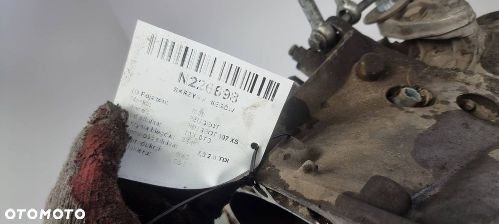 SKRZYNIA BIEGÓW PEUGEOT PEUGEOT 307 XS - 6