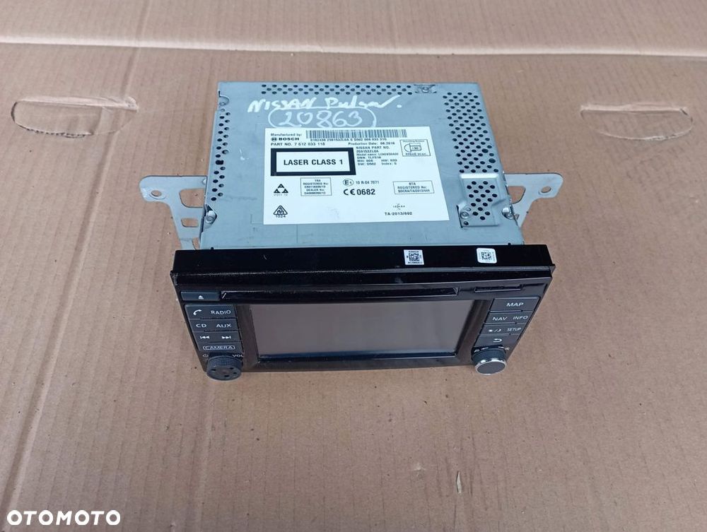 NISSAN PULSAR RADIO EKRAN WYŚWIETLACZ 259153ZL0A - 3