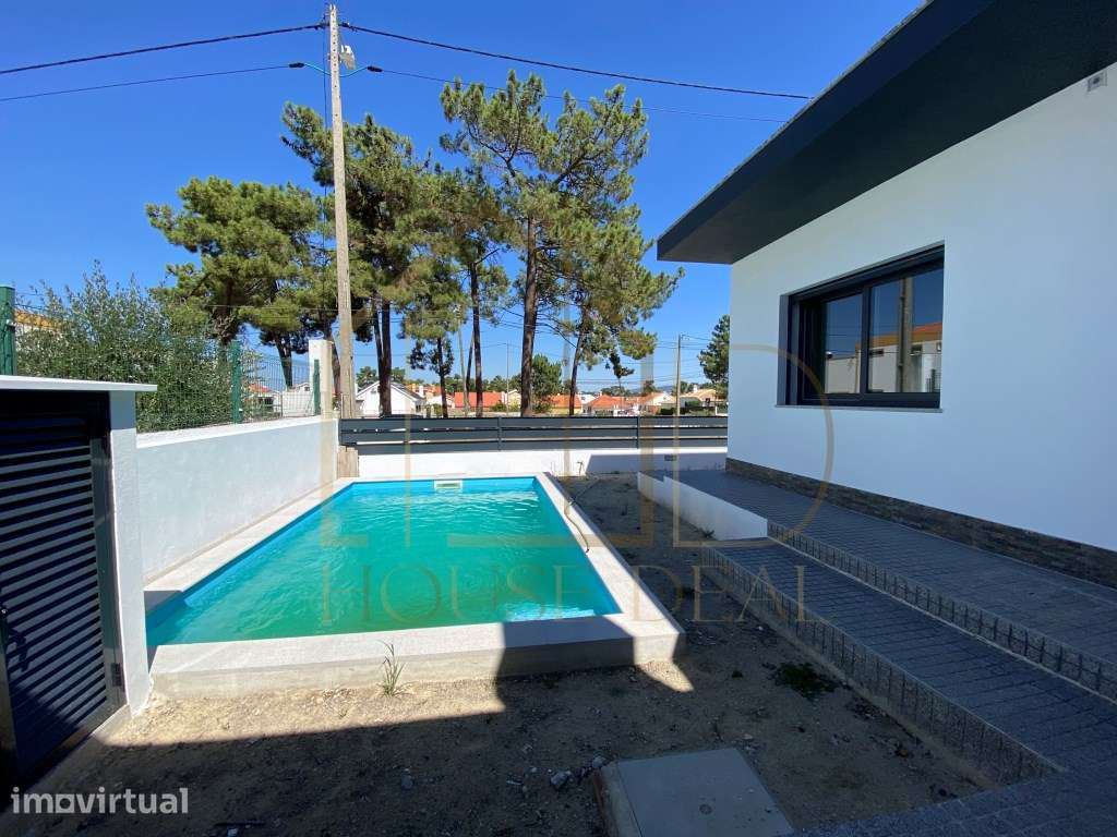 PRONTA!!! Moradia moderna térrea com Piscina, T3+1. Quinta do Conde - Grande imagem: 2/31