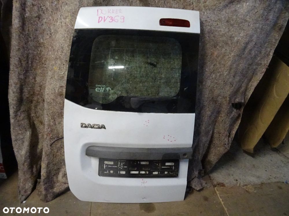 DACIA DOKKER DRZWI LEWE TYL SKRZYDLO BIALE DV369 SZYBA CZESCI ROZNE PYTAC - 8
