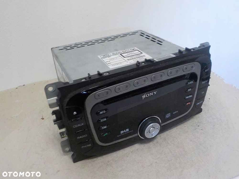 FORD GALAXY II S-MAX RADIO FABRYCZNE SONY KOD DAB MP3 - 5
