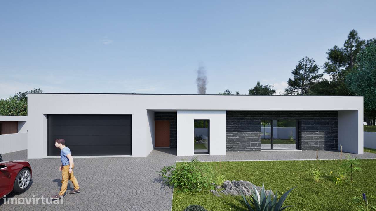 Moradia Isolada Térrea T4 - Arquitetura Moderna - Grande imagem: 3/16