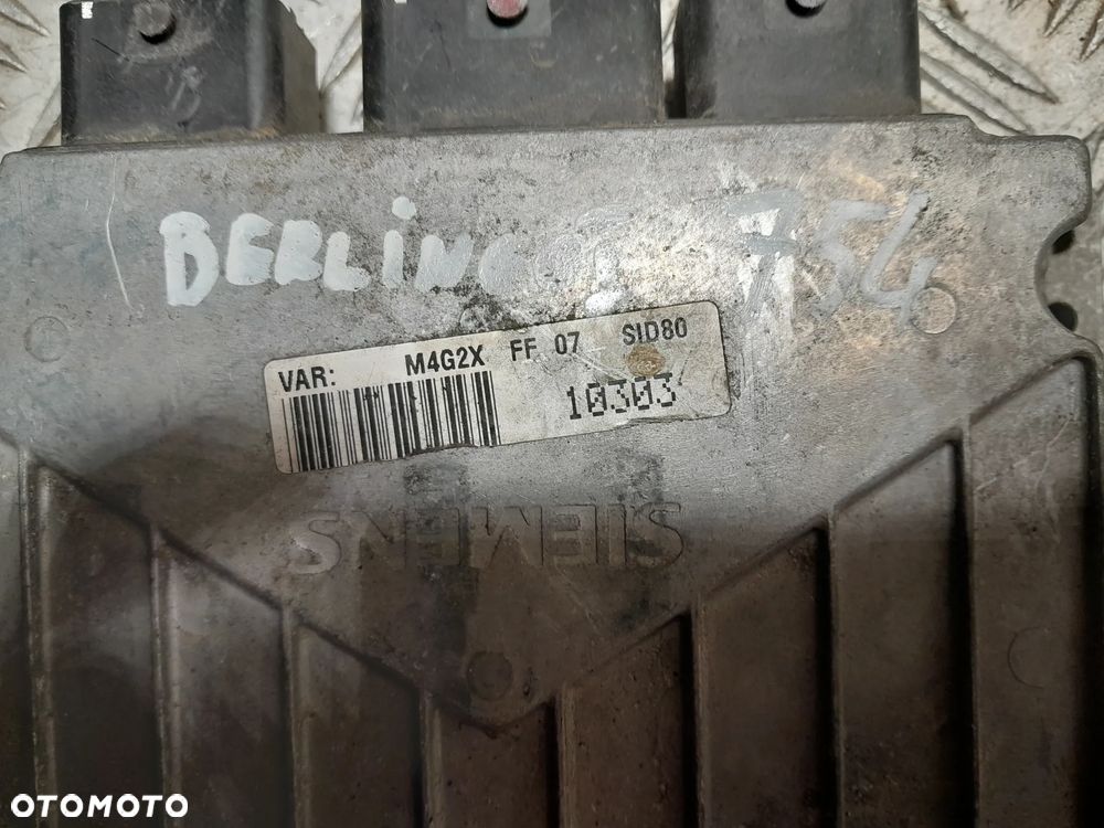 CITROEN BERLINGO KOMPUTER STEROWNIK SILNIKA 5WS40025CT - 4