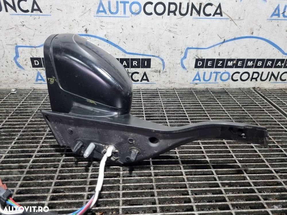 Oglinda stanga Peugeot 2008 Facelift 2016 - 2019 4 Usi Perla Nera Schwarz KTV (1299) ... - 2