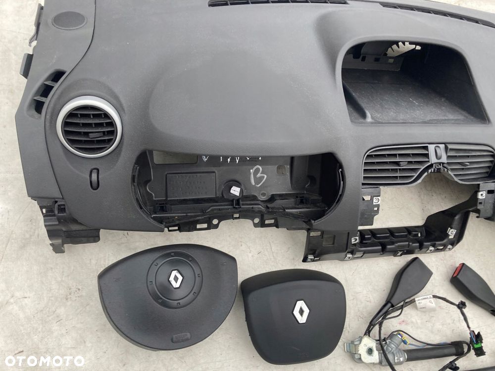 renault kangoo deska kokpit konsola poduszki pasy - 3