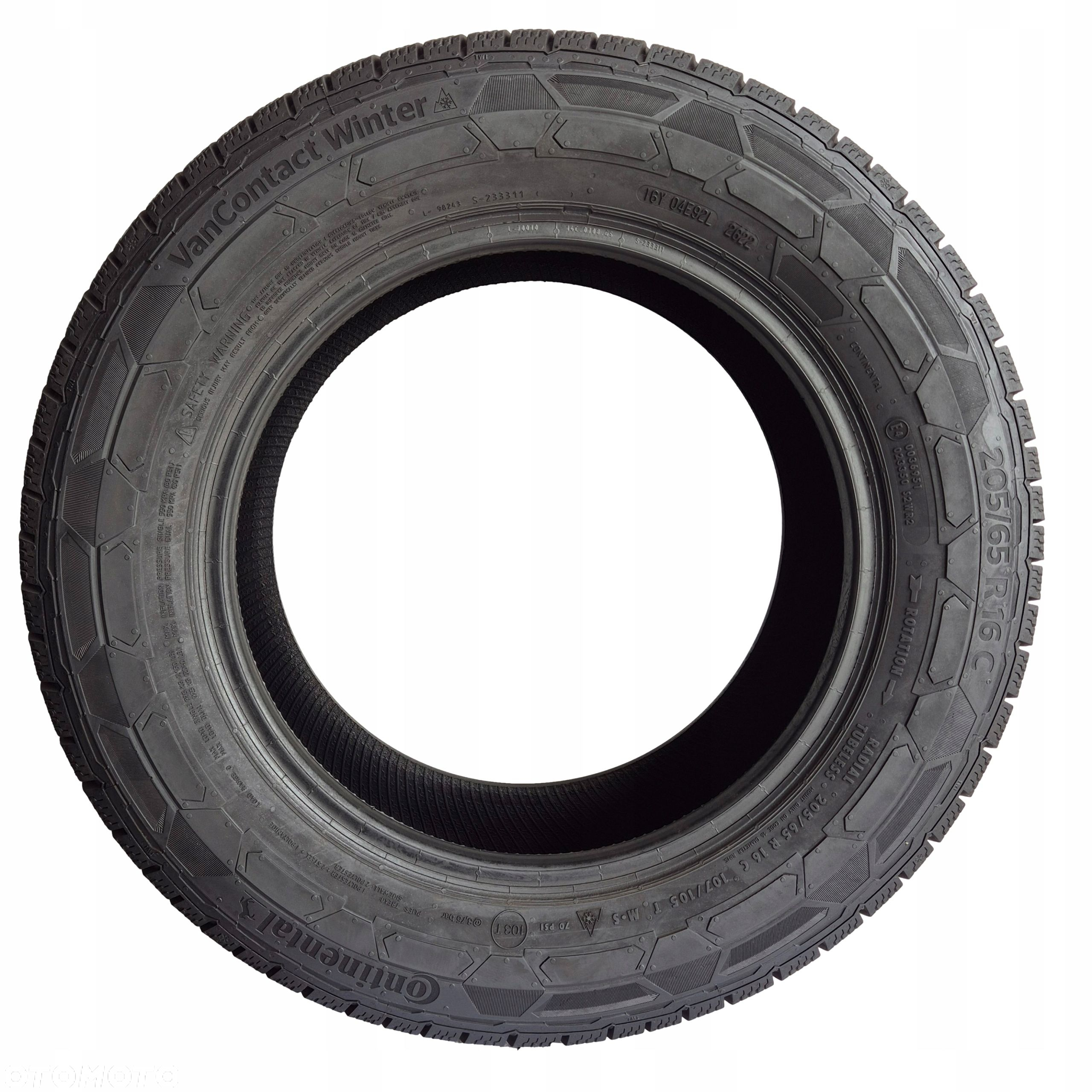 Continental vancontact winter 205/65 R16C 107/105T 9.5mm 2022 - 3