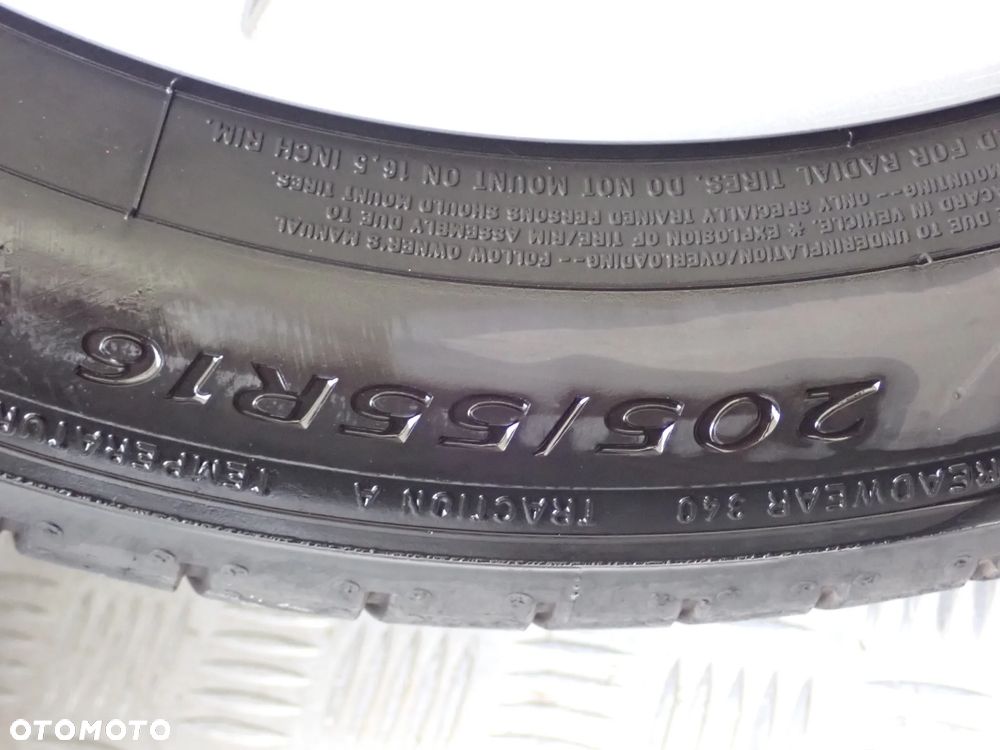 FELGI ALUMINIOWE AUDI A3 8P  6,5JX16  ET 50  5X112  8P0601025ANZ OPONAMI LATO 205/55/16 - 8