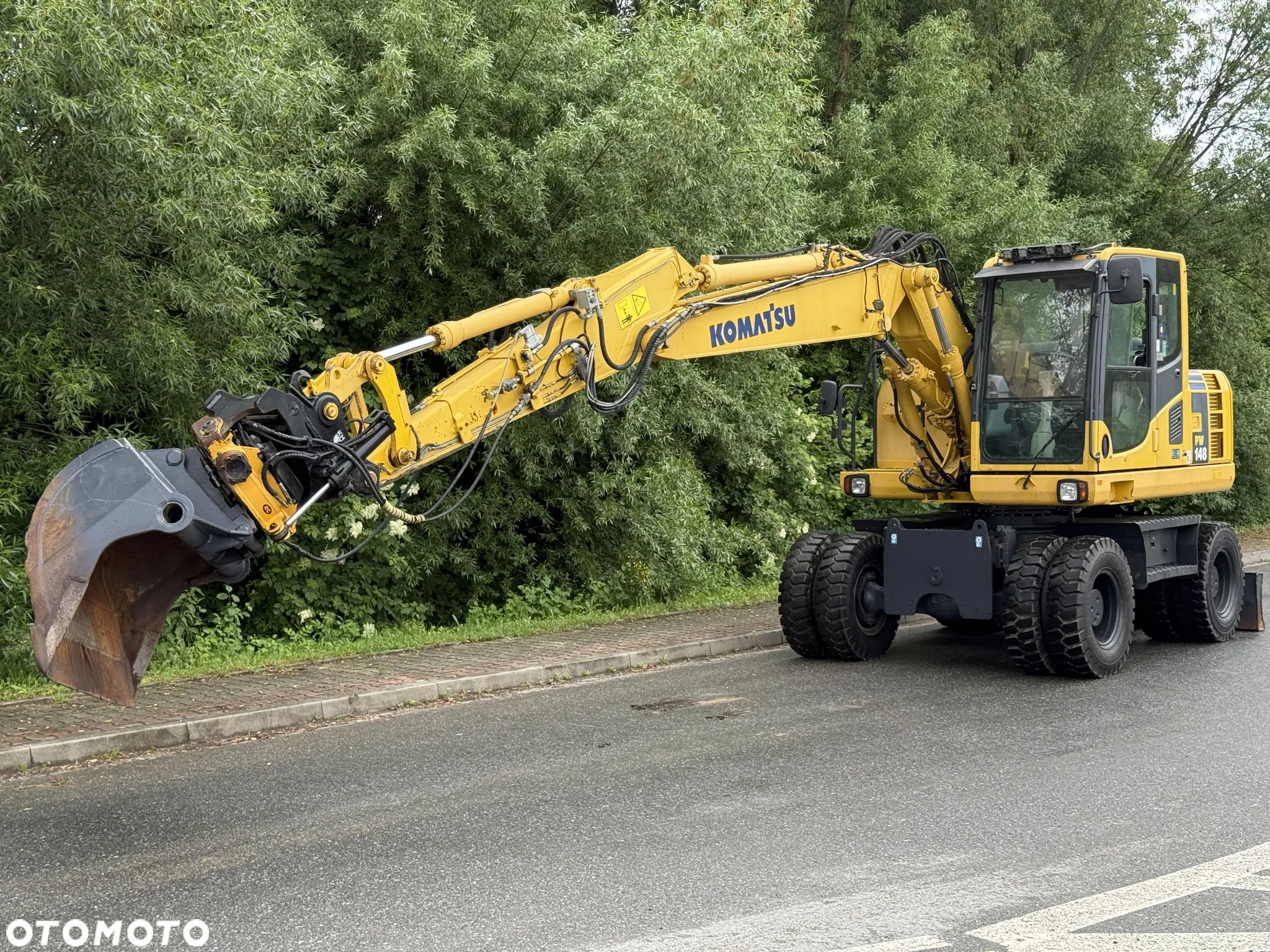 Komatsu * Komatsu PW 148  *ROTOTILT * Sprowadzona * Stan Perfekcyjny * Koparka Kołowa * - 15