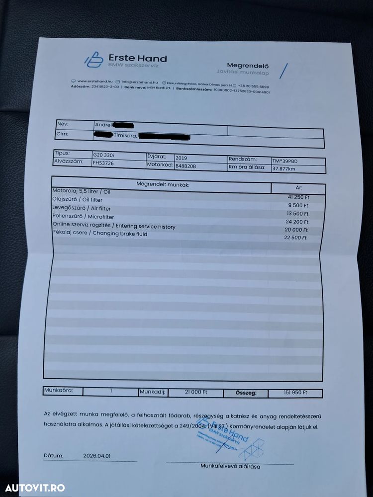 BMW Seria 3 330i AT Luxury Line - 40