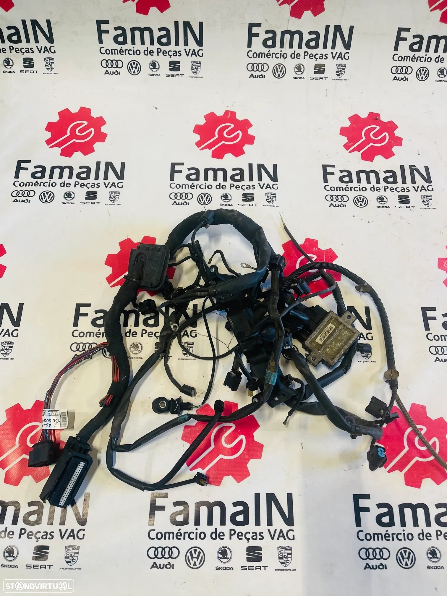 INSTALAÇÂO MOTOR CABLAGEM MERCEDES C220 W204 A6461502020 - 3