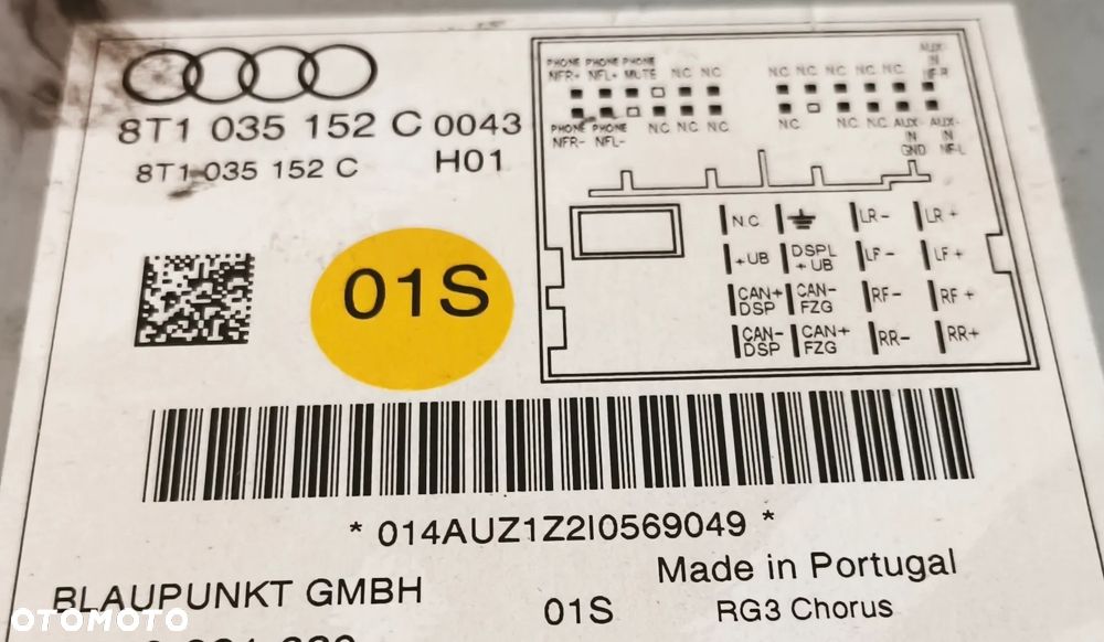 AUDI A4 B8 09r RADIO RADIOODTWARZACZ 8T1035152C - 3
