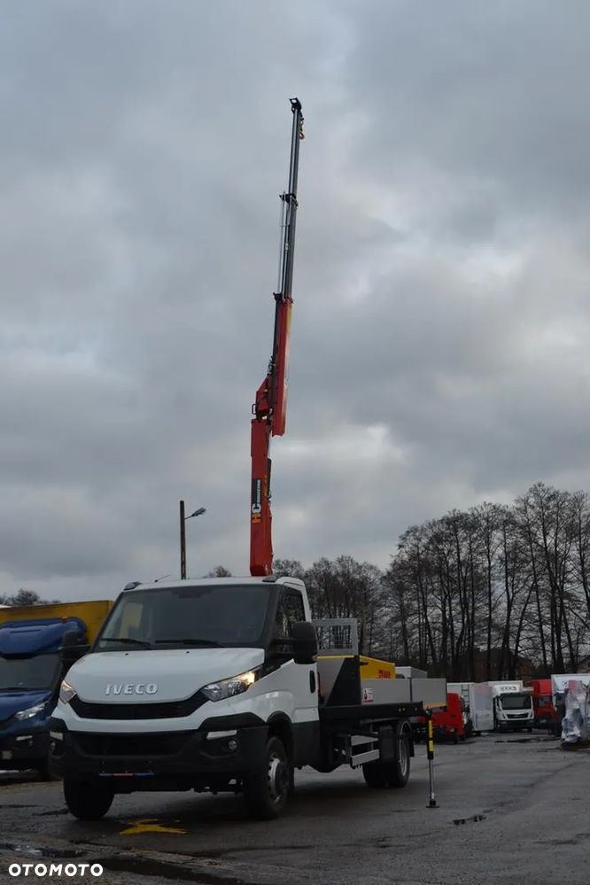 Iveco Daily 72-180 72C18 Nowy żuraw HDS Nowy WYWROT Niski przebieg SUPER STAN 70C18 65C18 Fassi HMF Hiab HYVA HC - 6