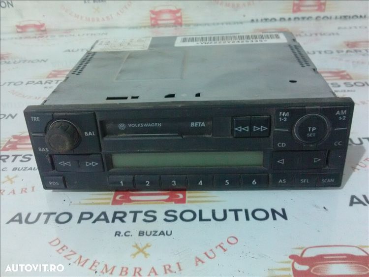 radiocasetofon auto volkswagen passat b5 an fabr. 2002 - 1