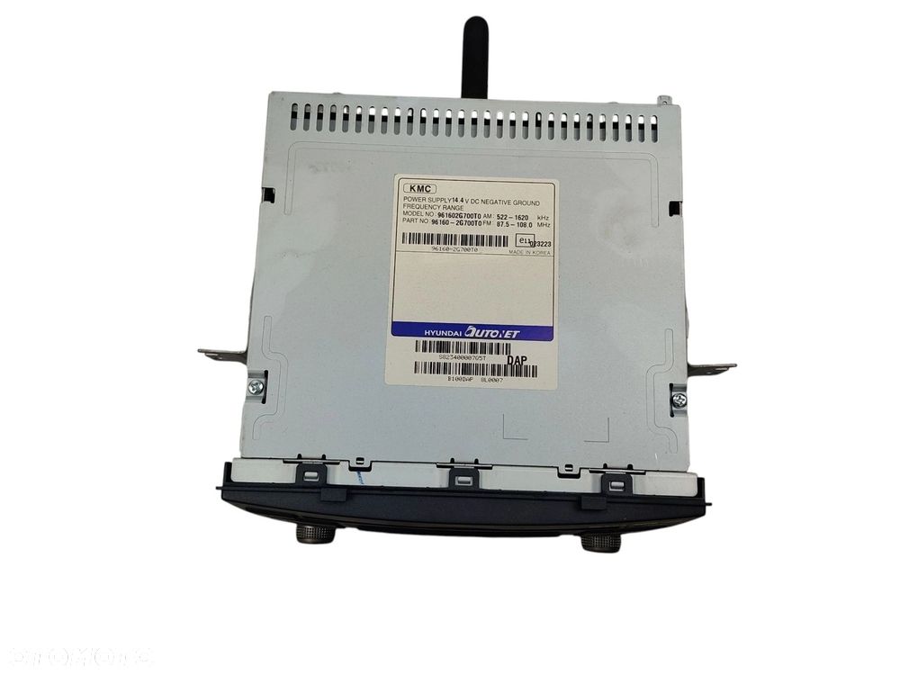 RADIO KIA MAGENTIS II LIFT (2008-2010) 2.0 CRDI 150KM 96160-2G700T0 - 3