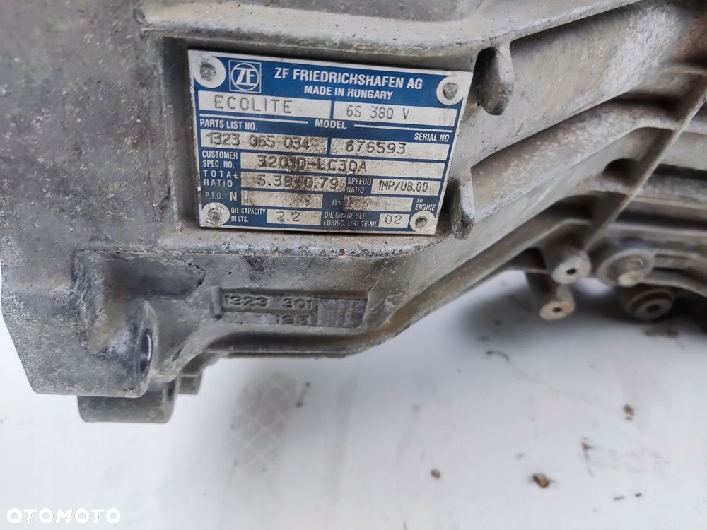 skrzynia biegów maxity cabstar 3.0 dci dxi 32010-lc30a 6s380v 1323065034 - 6