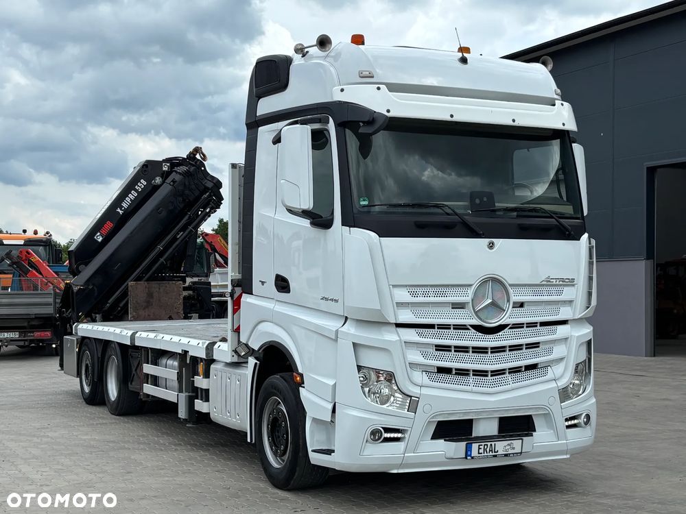 Mercedes-Benz Actros 2545 HDS HIAB 558 oś Skrętna Idealny Stan Sprowadzony z Niemiec - 11