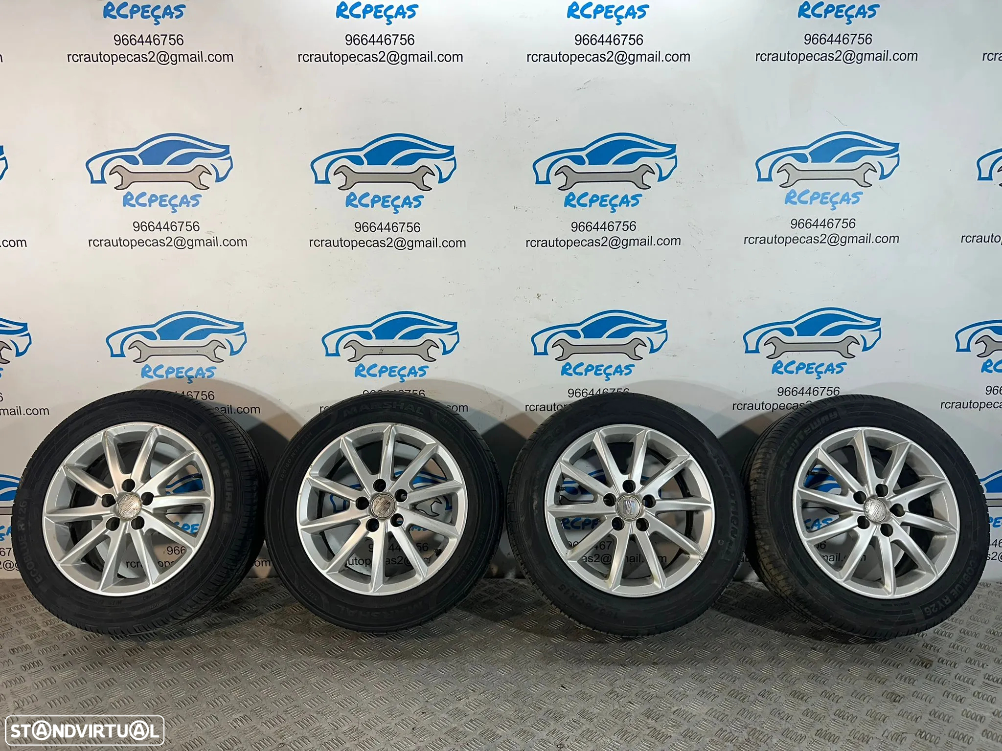 .Conjunto De Jantes 15 Originais Seat 5x100 6J ET38 6J0601025K - 2