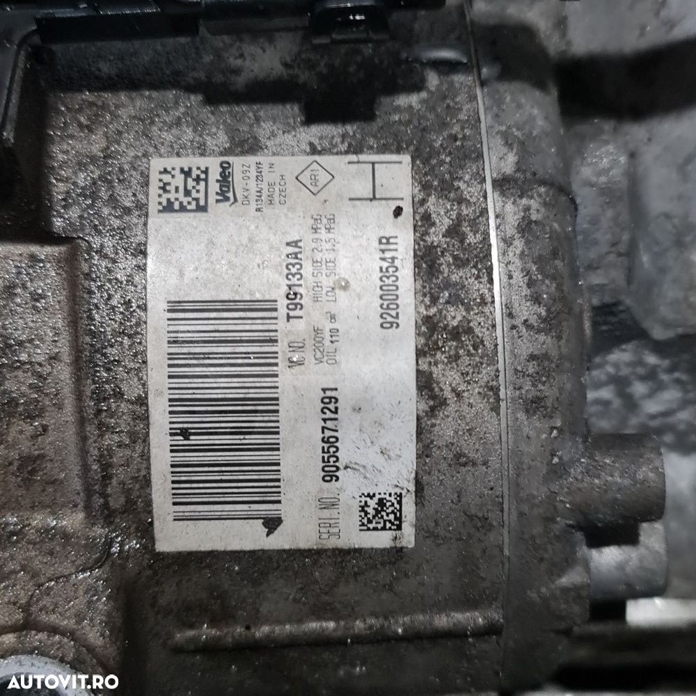Compresor clima Dacia Sandero 2 Facelift 0.9 TCe 2016 - 2020 90CP H4B 408 (1327) Benzina ... - 2