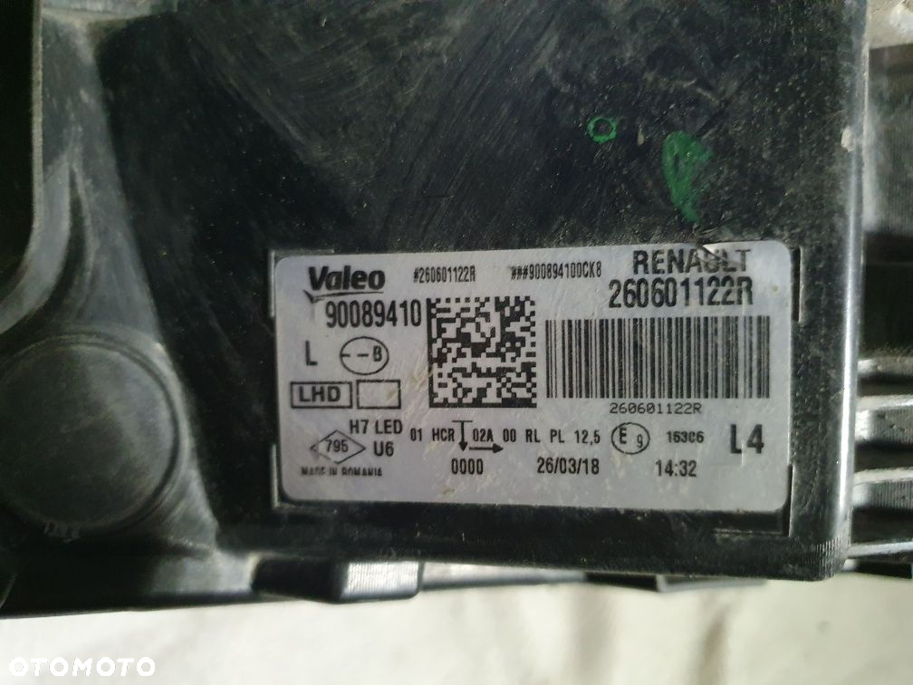 Lampa lewa h7 I led Renault Megane IV 4 Europa przód - 6