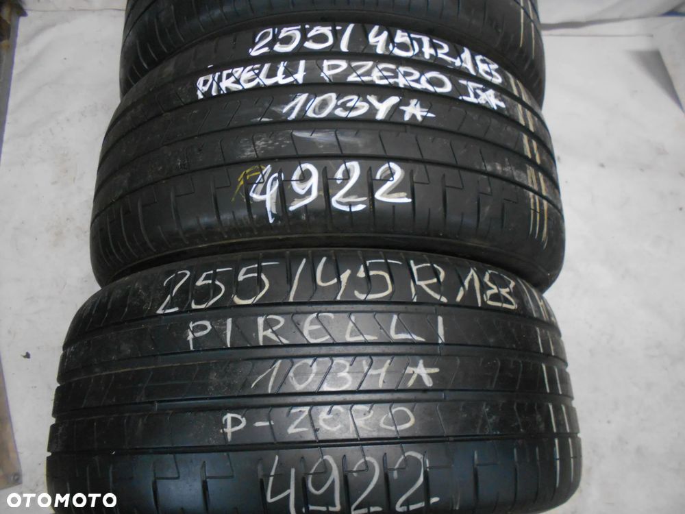 OPONY 255/45R18 PIRELLI PZERO DOT 3923 / 4922 6.6MM - 3