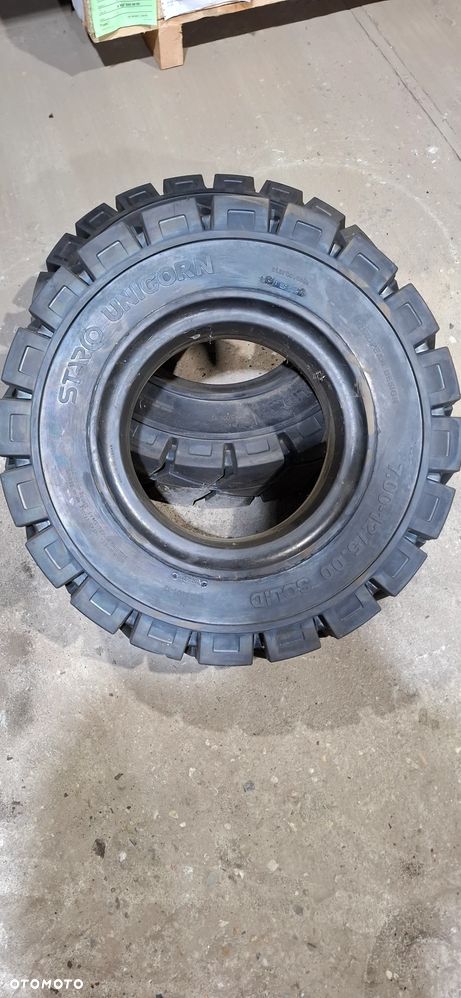 Opony do wózka widłowego STARCO UNICORN 7.00-12/5.00 solid NOWA 145A5/136 - 1