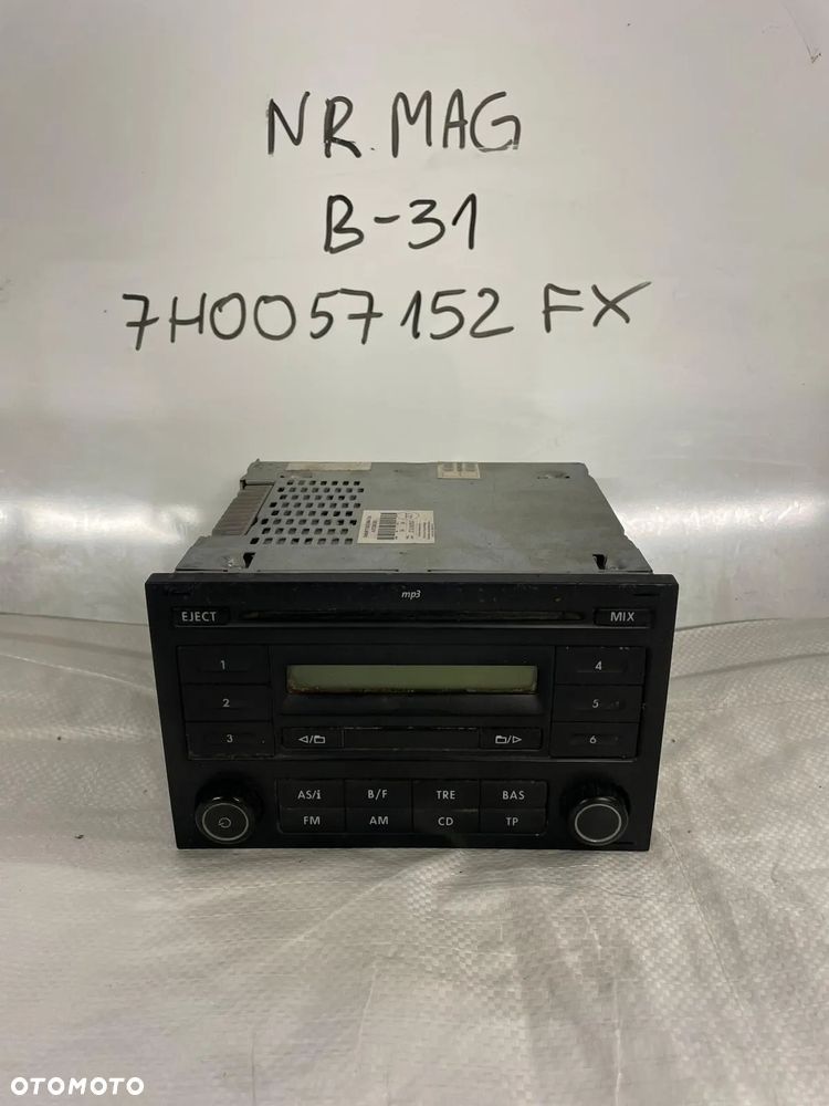 RADIO MP3 VOLKSWAGEN 7H0057152FX - 1