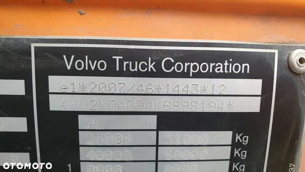 Volvo FMX 500 6x4 podnoszona oś - 24
