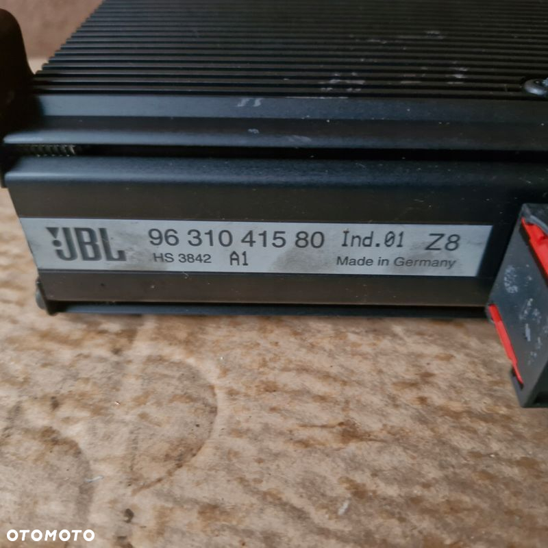 PEUGEOT 607 Wzmacniacz JBL 9631041580 - 3
