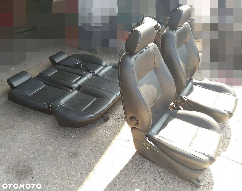 FORD MONDEO MK3 FOTEL FOTELE KANAPA TAPICERKA SKÓRA KOMBI KOMPLET - 2