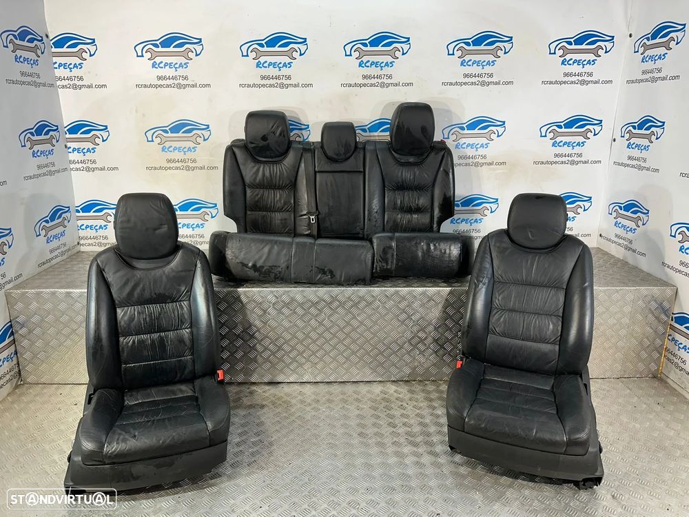 Conjunto Bancos Frente Frontal Tras Traseiros VW Volkswagen Touareg 7L 2002 -2010 - 13