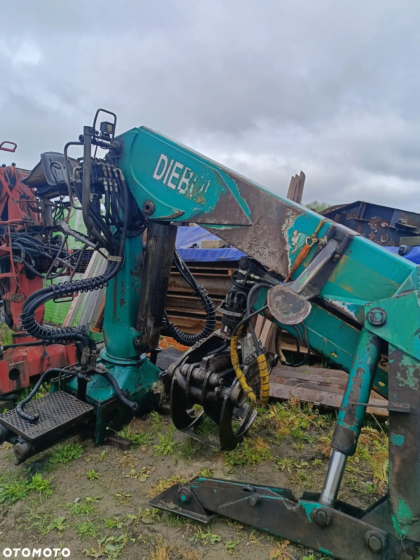 Hds Diebolt D24.81 dźwig żuraw do drewna drzewa lasu dłużycy - 3