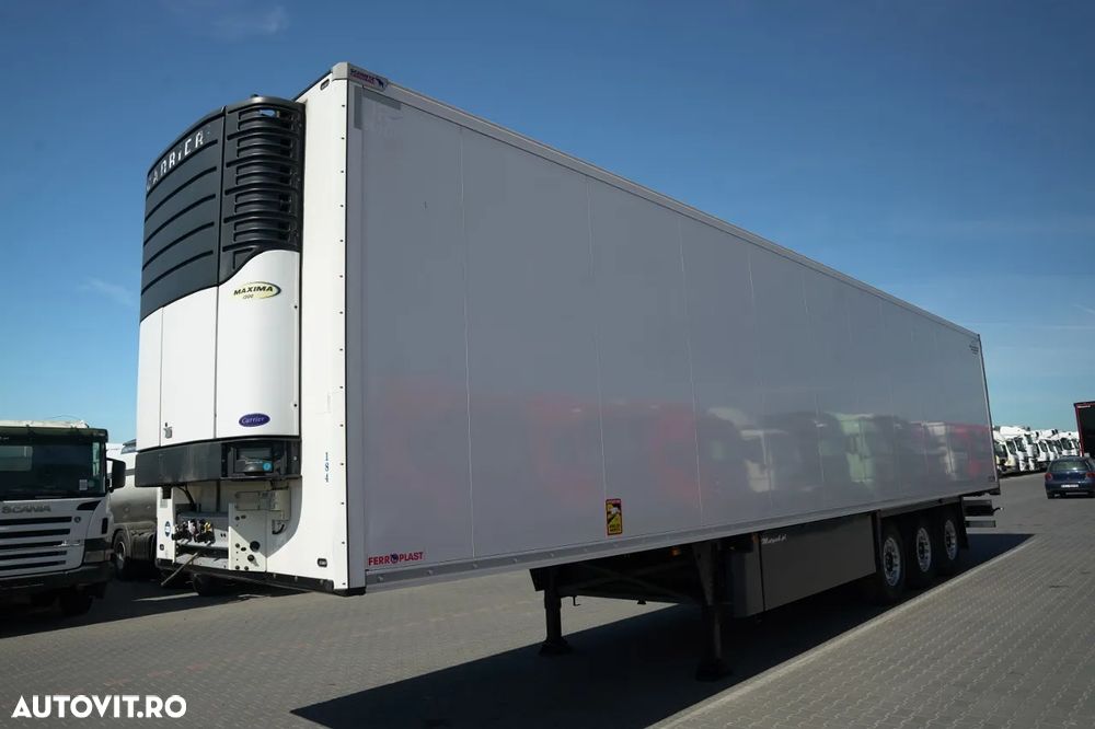 Schmitz Cargobull / REFRIGERAT / TRANSPORTOR MAXIMA 100 / TRANSPALET / AXĂ RIDICATĂ / AXE SCHMITZ - 2