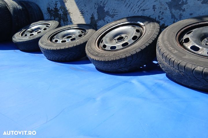 Jante tabla cu anvelope 15 - set 185/65 R15 1J0601027H ET38 6JX15H2 1 - 4