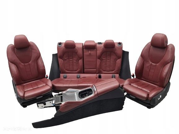 BMW X6 G06 ŚRODEK FOTELE KANAPA TUNEL BOCZKI TAPICERKA SKÓRA - 1