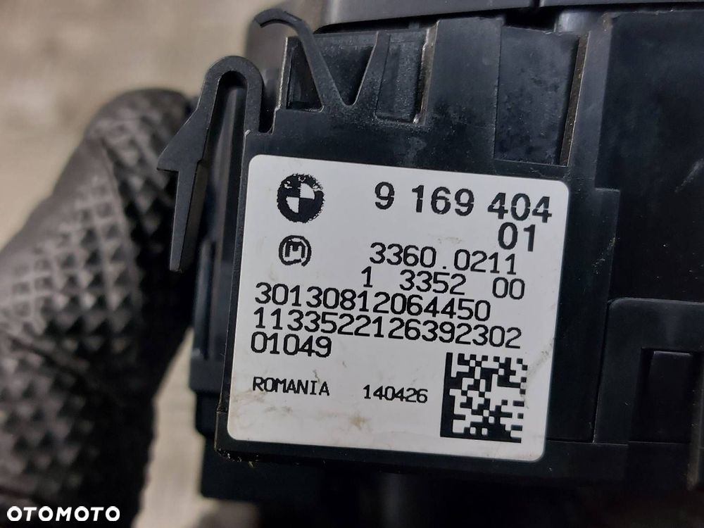 PRZEŁĄCZNIK ŚWIATEŁ BMW X1 E84 9169404 - 3