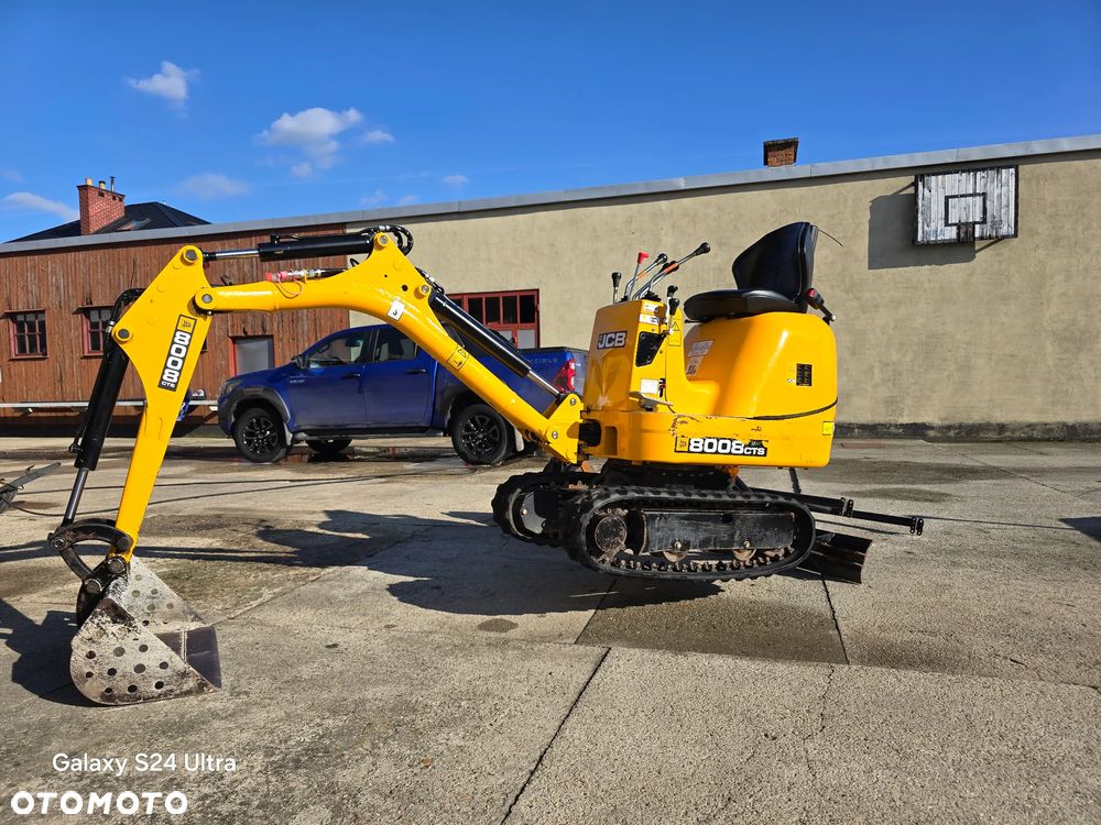 JCB Jcb 8008 cts 2018 rok tylko 207 moto godzin jak NOWA 4 Łyżki ideał dostawa - 13