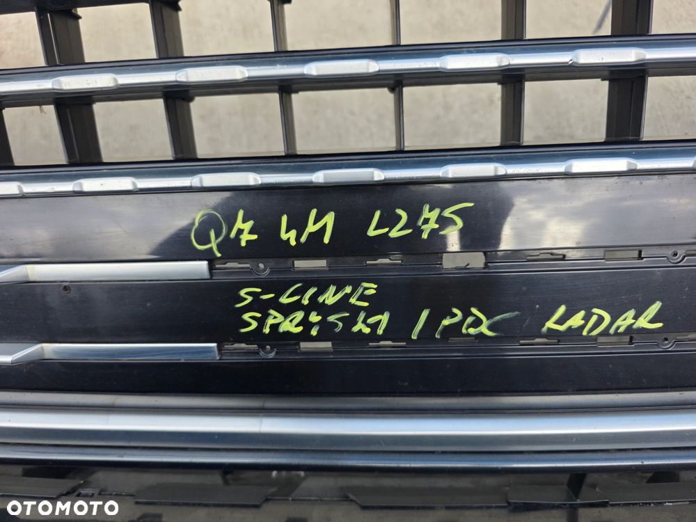 ZDERZAK PRZÓD AUDI Q7 4M LZ7S S LINE SPRYSKI 4XPDC KRATKI POD RADAR KOMPLET - 16