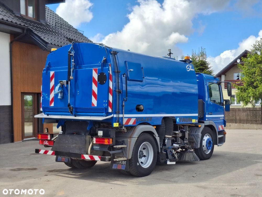 Mercedes-Benz Atego 1523 Zamiatarka FAUN Zamiatarka Uliczna Kamera Cofania Oświetlenie Ostrzegawcze Regulowane Zawieszenie - 3