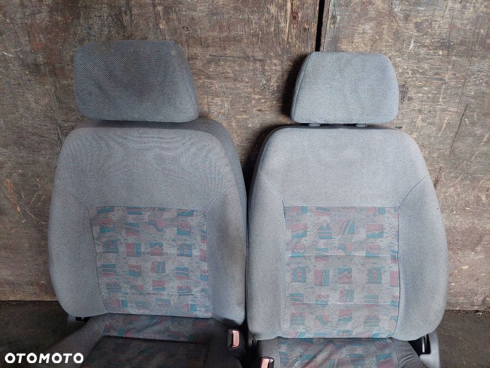 FOTEL LEWY PRZÓD + PRAWY PRZÓD KIEROWCY PASAŻERA DAEWOO LANOS I HB 5D - 2