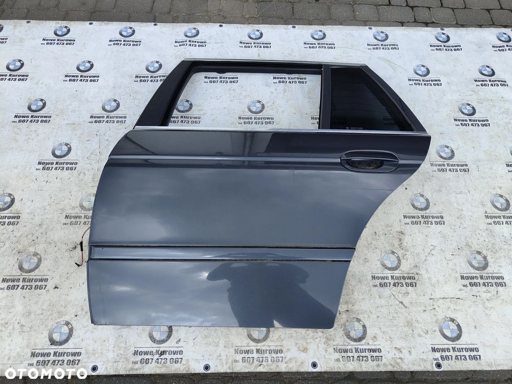 BMW E39 Kombi drzwi lewe tylne tył Anthrazit Metallic 397/7 - 1