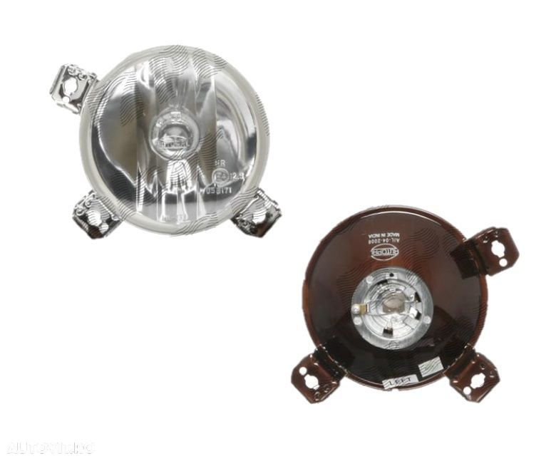 Far faza scurta interior Volkswagen Golf II (19E/1G), 1983-1992, partea Stanga, Neolite, neted; Diametru: 140 mm; H3; tuning; halogen - 1