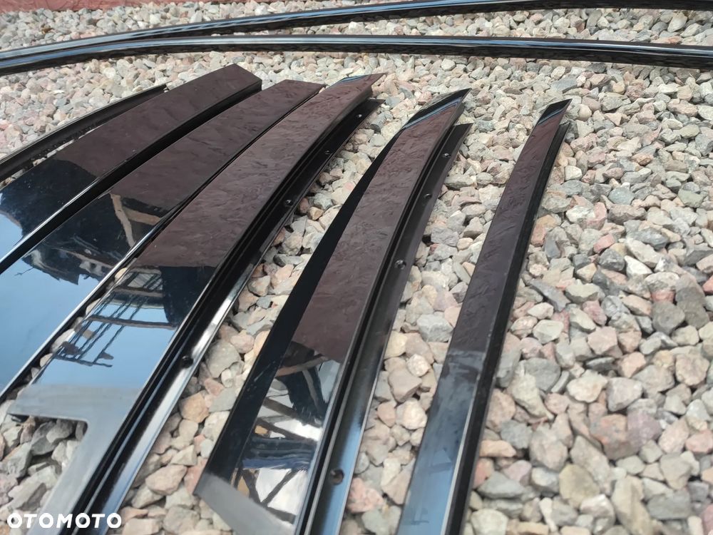 BMW E46 SEDAN ORYGINALNY KOMPLETNY KOMPLET LISTEW OZDOBNYCH SCHADOW-LINE / CZARNY WYSOKI POŁYSK / GLANZSCHWARZ M-PAKIET W DOBRYM STANIE O NR. 51 13 2 695 281 / 51 13 2 695 282 / 51 34 2 695 290 / 51 34 2 695 289 / 51 33 2 695 284 OEM W DOBRYM STANIE - 12