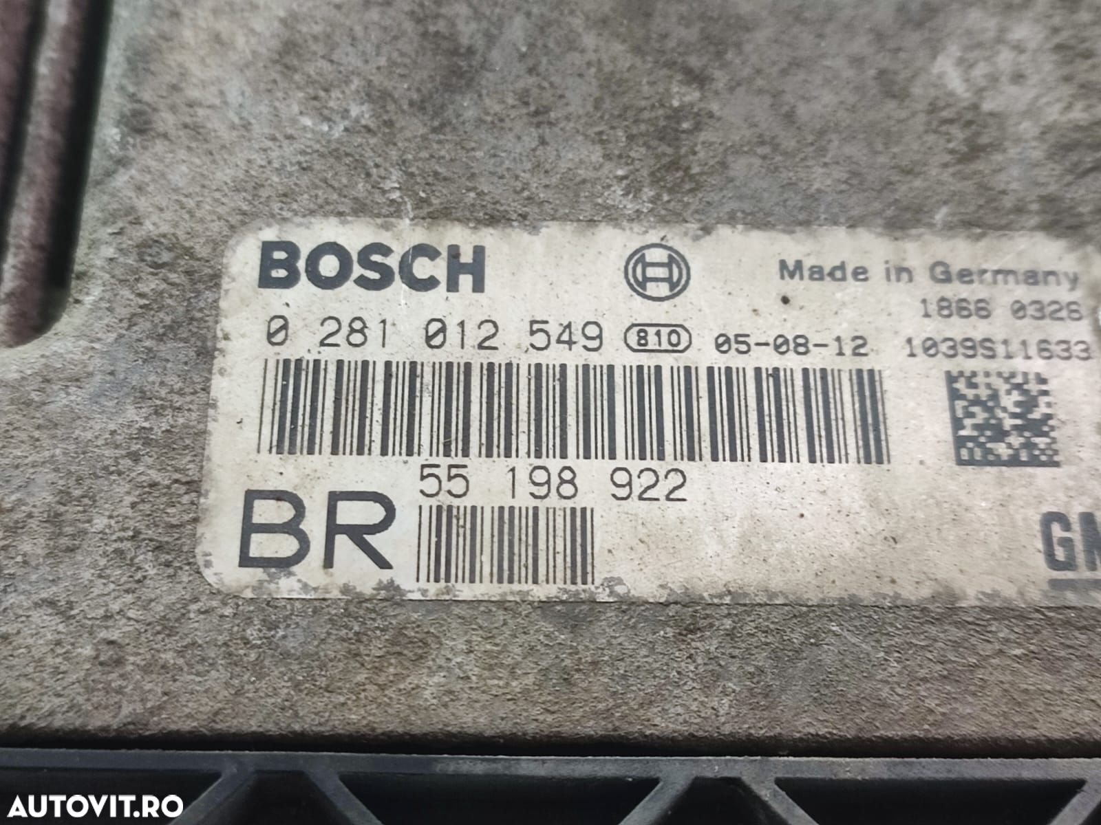 Calculator motor ECU 55198922  1.9 cdti Z19DTH Opel Astra H [2004 - 2 - 2