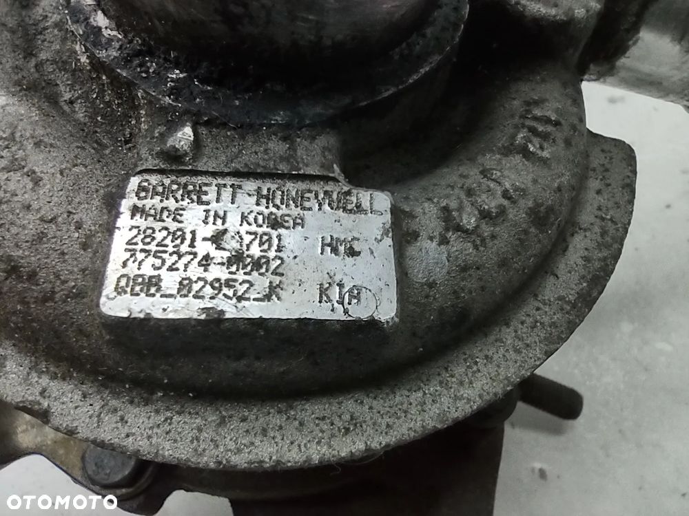 TURBOSPRĘŻARKA 28201-2A701 KIA CEED II HYUNDAI I30 II 1.6CRDI ORYGINAŁ SPRAWNA - 7
