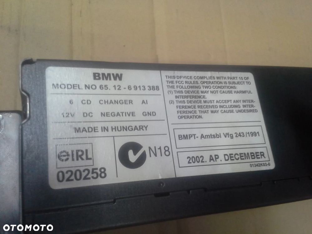 BMW E46 FL radio 65-52-6 934409 DVD czytnik navi zmieniarka komplet - 29