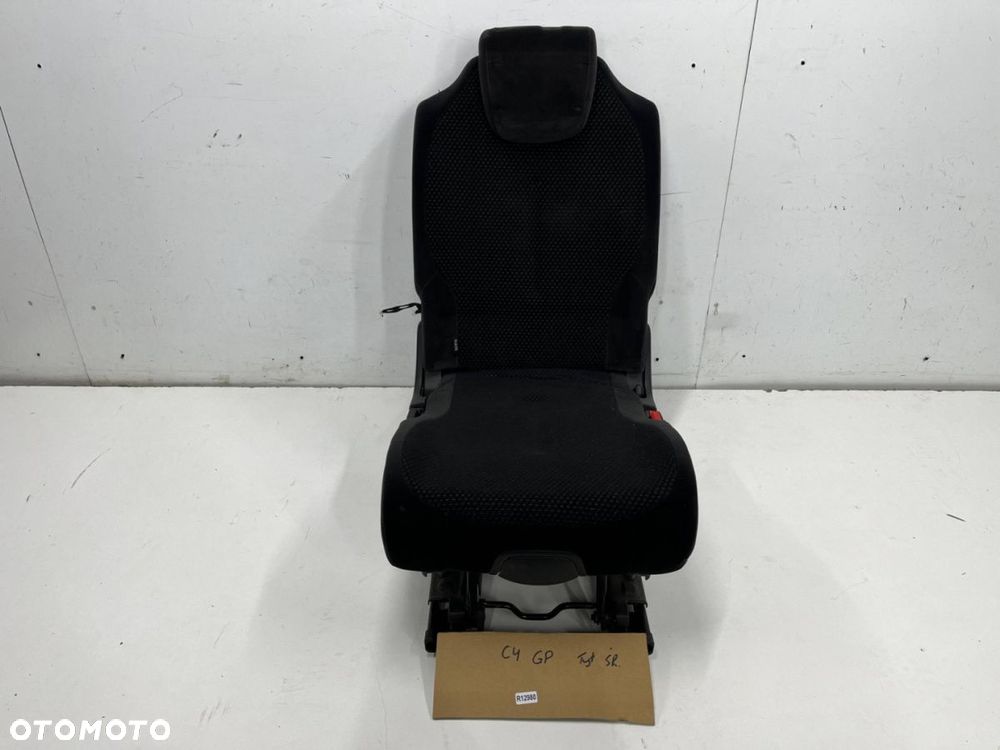 Fotele Citroen C4 GRAND Picasso 1 I 06-13r. środkowy tylny drugi rząd kanapa CZARNY - 1