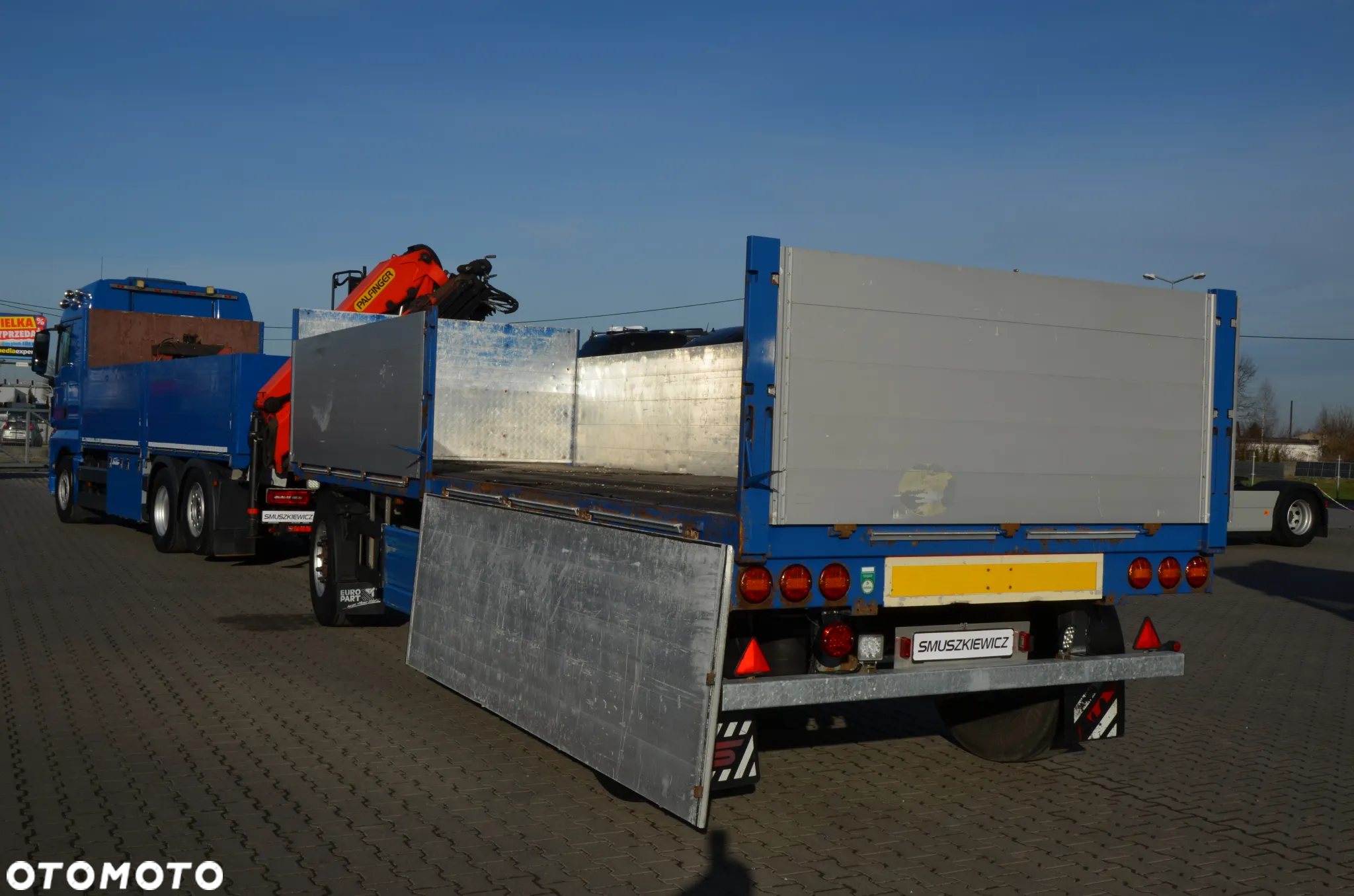 MAN TGX 26.500 6x2 HDS ZETKA PALFINGER KLIMA P. OŚ POD. I SKRĘTNA FULL AIR SKÓRY NAVI DE 5659 + PRZYCZEPA - 19
